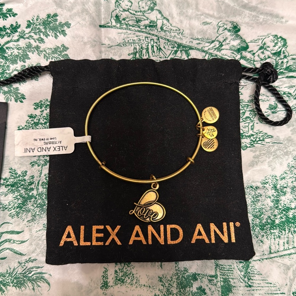 Alex & Ani love bracelet
